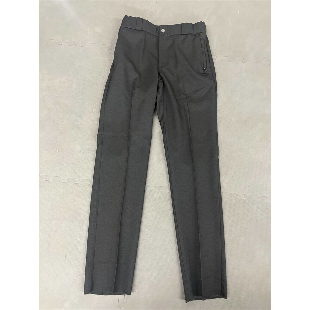 NWOT ELBECO TCX360 WOMENS 8 unhemmed UNIFORM 5 POCKET PANTS Black FS Charity
